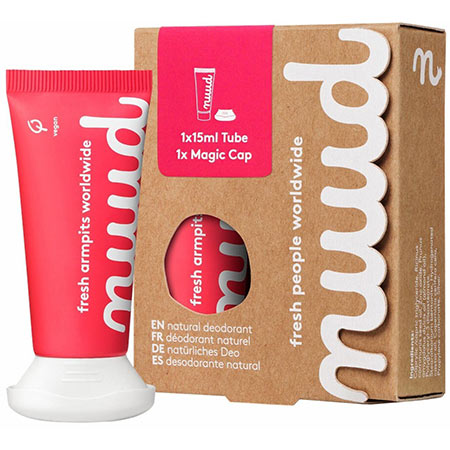 Nuud deodorant en verpakking